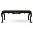 thumbnail image 2 of Furniture of America Armena Traditional Solid Wood Coffee Table, Black, 2 of 11