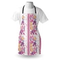 thumbnail image 3 of Doodle Apron Illustration of Angels Stars and Cats Clouds with Mini Hearts Otaku Kawaii Japanese, Unisex Kitchen Bib Apron with Adjustable Neck for Cooking Baking Gardening, Multicolor, by Ambesonne, 3 of 3