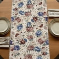 thumbnail image 5 of Table Runners 72 Inches Long Dress Scarves, Spring Flowers Farmhouse Kitchen/Dining Table Runner, Coffee Tablerunners, Farmhouse Botanical Seasonal Floral Herbs 14x72 Inch, 5 of 9