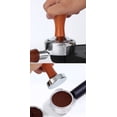 thumbnail image 2 of Dihmpor 51mm Espresso Tamper – Premium Solid Wood Handle & Stainless Steel Flat Base – Professional Barista Coffee Press Tool for Home Espresso Machines (Brown/Silver), 2 of 8