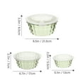 thumbnail image 3 of 3 Pcs Contenant de Mélange de Salade Support de Rangement pour Collations Support Alimentaire Boîte d'Organisation pour Légumes, 3 of 9