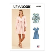 New Look Sewing Pattern 6728 - Misses' Dress in Two Lengths, Size: A (6-8-10-12-14-16-18)