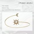 thumbnail image 5 of K-KED Hand Ornament Arm Bracelet Geometric Moon Star Upper Cuff Miss, 5 of 9