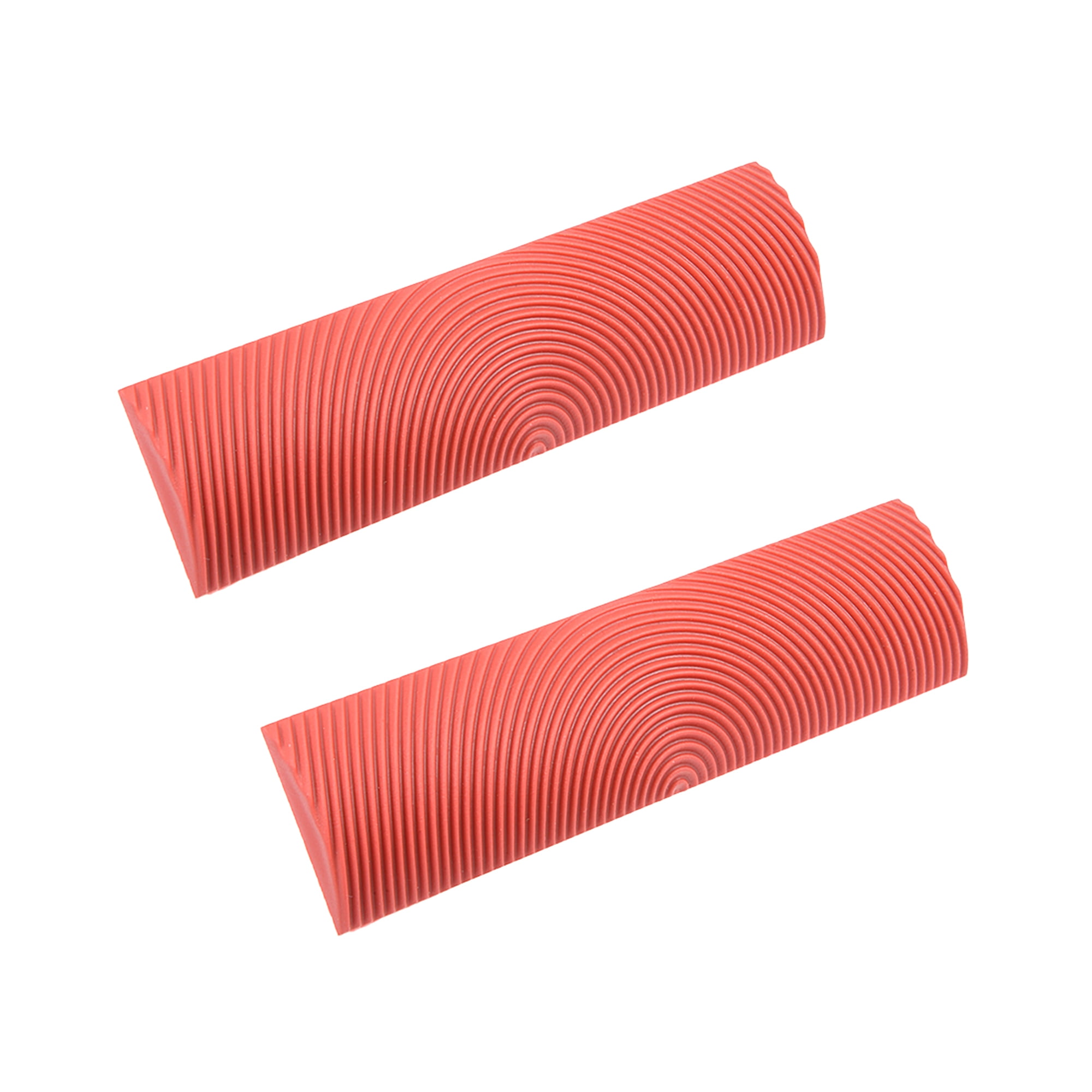 Wood Grain Tool 6" Rubber Graining Stamp for Wall Decoration Red 2pcs