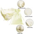 thumbnail image 3 of Bolsas de regalo Gbateri Satin, 35 unidades, color beige, 13 x 18 cm, 3 of 6