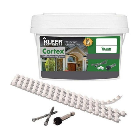 

Kleer 2 in. Hex Head Steel Trim Screw - White 250 per box