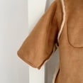 thumbnail image 7 of MEZZALL Baby Warm Animal Footie Romper Thick Plush Jumpsuit Winter Outerwear, Brown, 0-3 Months, 7 of 7