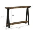 thumbnail image 2 of EDTara Console Table for Entryway, 2-Tier Entry Table with Storage, 43.3" Narrow Console Tables for Living Room, Small Hallway Table, Side Accent Table, Entrance Tables for Front Door, 2 of 9