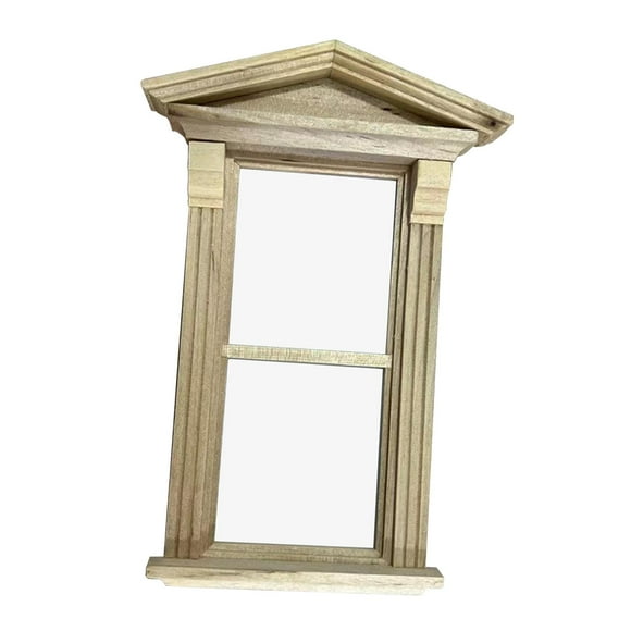 Simulación 1:12, ventana de , decoración de DIY, ventana de juguete para de imitación para niños y niñas