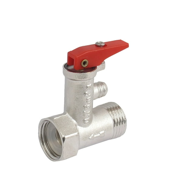 Electric Water Heater 1/2BSP Male Thread Pressure Relief Valve 0.75Mpa