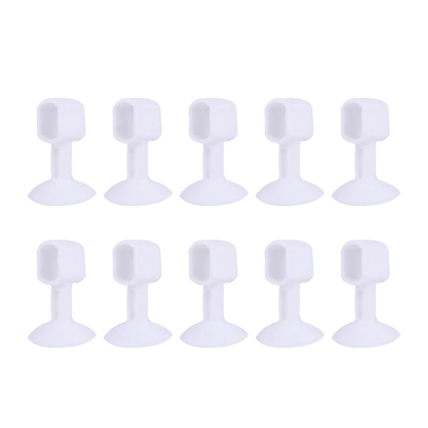 Bloques protectores de la pared del tope de la puerta del tope de la manija de la puerta del silicón 10pcs para el hogar