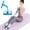 Blue - 4 Tube, variant on Multifunction Tension Rope, 6-Tube Elastic Yoga Pedal Puller Resistance Band, Natural Latex Tension Rope Fitness Equipment, for Abdomen/Waist/Arm/Leg Stretching Slimming Training(Purple - 4 Tube)