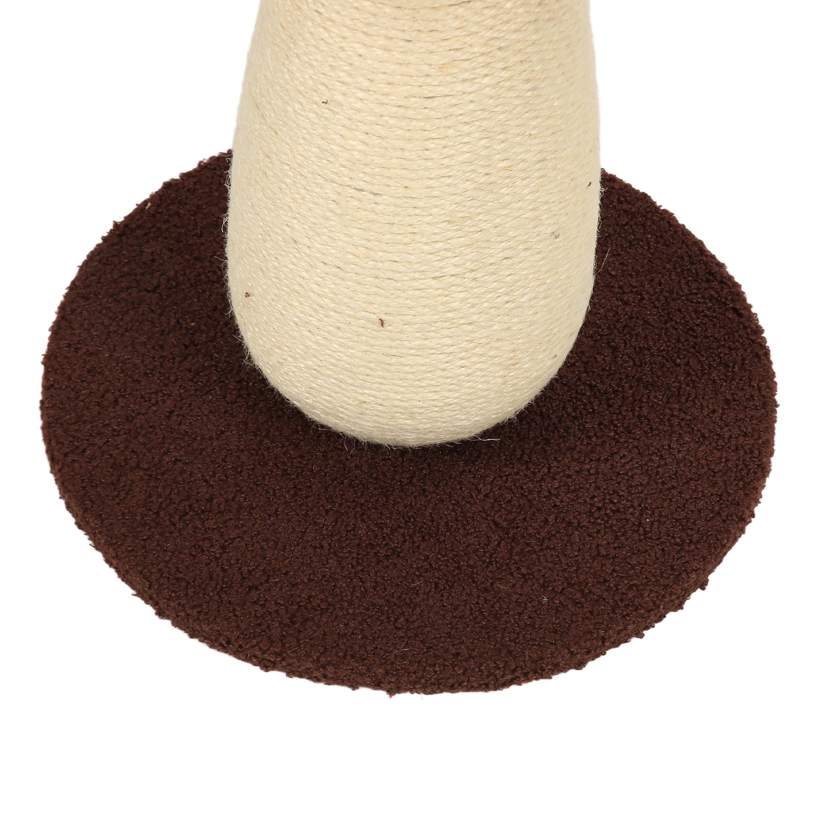 Riousery Mushroom Shaped Cat Scratch Pad Paw Grinding Soft Skin Friendly Sisal Interactive Cute Cat Scratching Post for Kitten 16.54 in / 42 cm
