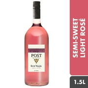 Post Winery Blush Niagara Sweet Rosé Wine, 12.5% ABV, Arkansas, 1.5L Glass Bottle