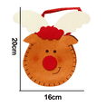 thumbnail image 2 of Bolsa de dulces Bolsa de regalo de manzana de Navidad no tejida Decoración navideña MFZFUKR CPB-CJZ218-3, 2 of 5