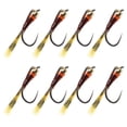 thumbnail image 2 of Ice Fishing Jigs Artificial Fishing Vertical Jigging 8PCS Fishing Kit - Red, 2 of 8