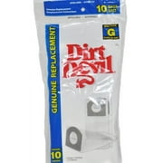 Compatible with Dirt Devil Hand Vac Style G Paper Vacuum Bags,10 Per Pack