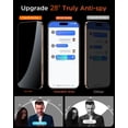 thumbnail image 2 of Apple iPhone 18 Pro Max Privacy Screen Protector, Anti-Spy 2-Pack Shatterproof Tempered Glass Film 6.9", 2 of 7