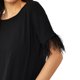 thumbnail image 4 of Blusa con plumas Roman Fashion, 3870 (Negro) negro CH Roman Fashion BL-EXO-3870-NEGRO-ALL, 4 of 5