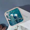 thumbnail image 4 of Shiartex Peacocks Flowers Branch Jewelry Box Case for Necklace Ring Earring Storage Portable Compact Travel Organizer Gift Pink, 4 of 5