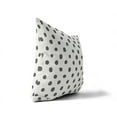 thumbnail image 3 of Dot Lyfe Ivory Charcoal Throw Pillow, 3 of 4