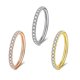 thumbnail image 3 of Anillo de titanio para la nariz, oro rosa, 6-12 mm, anillo de titanio para la nariz, sencillo, multicolor, 3 of 5