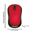 thumbnail image 3 of M220 Silencieux Sans Fil Silencieux 2.4G USB Optique pour Ordinateur Portable/pc pour Maison (Noir/blanc), 3 of 6
