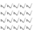 thumbnail image 1 of Unique Bargains 20pcs Single Button Kayak Paddle Snap Spring Clip 32mmx5.8mm V Shaped Hollow Lift Telescopic Locking Pole Clips, 1 of 5