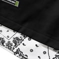 thumbnail image 4 of Vibrex Men's Shorts, Men's Double-layer Trendy Printed Casual Sports Shorts, Black_M, 4 of 8