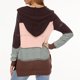 thumbnail image 4 of Liquidación ICHUANYI, suéter de manga larga con cuello en V y bloqueo de Color informal de invierno para mujer, suéter de punto con capucha, blusa superior, suéter, abrigo ICHUANYI WER202308175042, 4 of 7