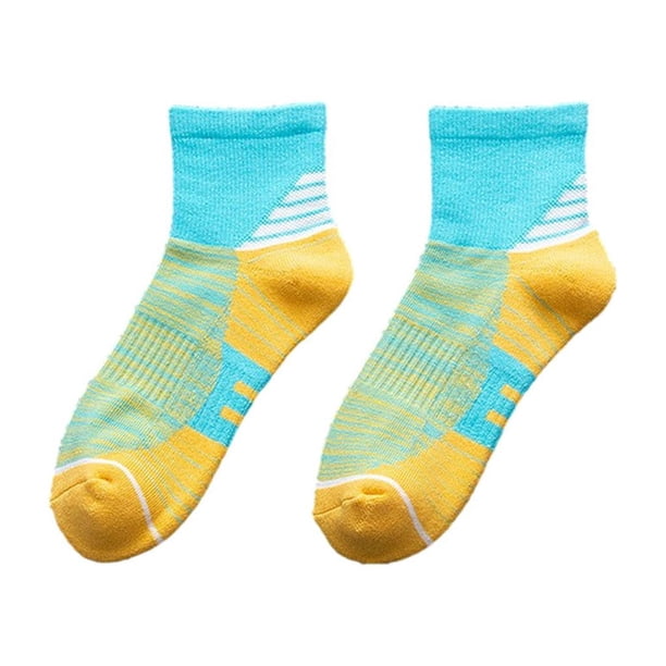 Sonducket 10 pares Disfrute de un ajuste transpirable y cómodo con calcetines deportivos para mujer No es fácil caerse de los calcetines Medias azul