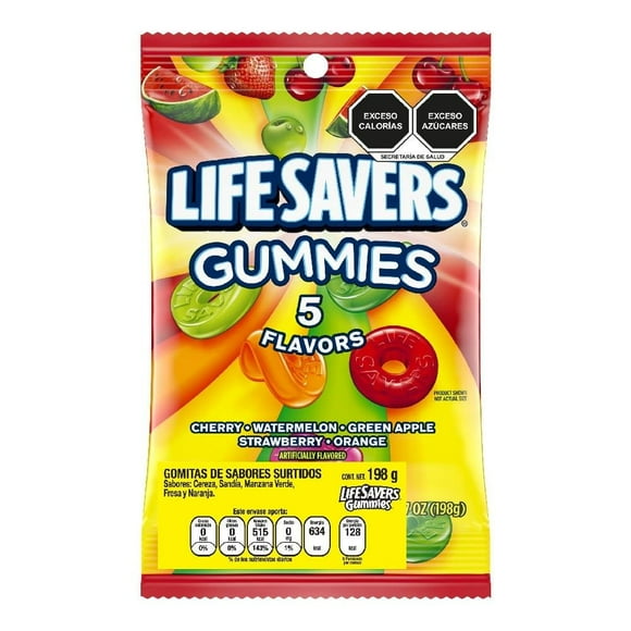 Gomitas Life Savers 5 sabores 198 g