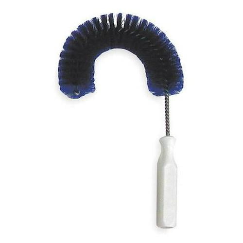 Tough Guy 8" Blue Drain Tube and Pipe Hook Brush