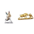 thumbnail image 1 of Figuras de payaso,Escultura de payaso,adorno de mesa,Colección de estatuillas de payasos adorables,Estatua de escritorio,Figura decorativa de pelea de toros y osos, 1 of 8