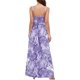 thumbnail image 4 of Lucakuins - Vestido largo de verano para mujer, sin mangas, sin espalda, cuello en V profundo, bohemio, floral Lucakuins  moda, 4 of 9