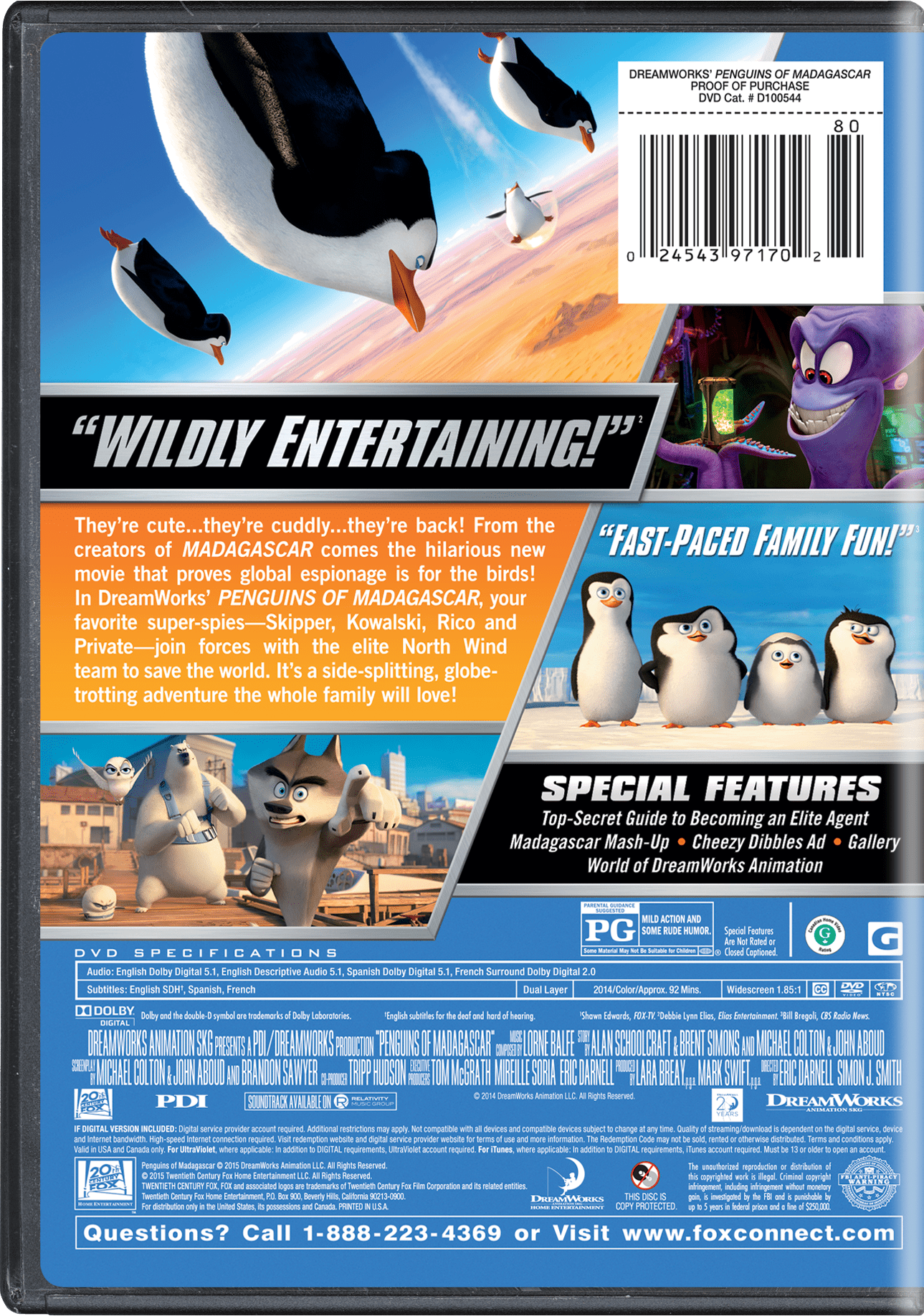 Penguins of Madagascar (DVD) - Walmart.com