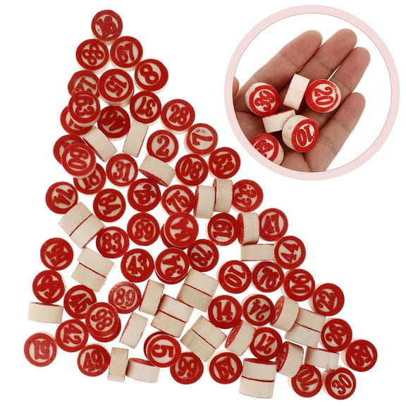 GETAJGHSD Chess Pieces Double Sided Design Wood 90Pcs Sudoku Math Games