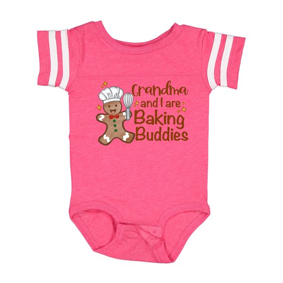 Inktastic Grandma and I Are Baking Buddies Boys or Girls Baby Bodysuit