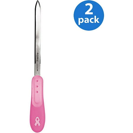 Gs Letter Opener - (2 Pack) Westcott Pink Ribbon Stainless Steel Letter Opener -ACM15424