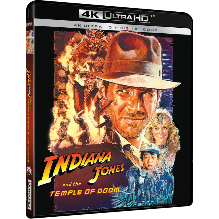 Indiana Jones and the Temple Of Doom (4K Ultra HD + Digital Copy ) Harrison  Ford, Action/Adventure