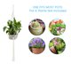 thumbnail image 4 of Muyoka ALIMARO Colgadores para plantas Cesta colgante de algodón con ganchos Cuerda hecha a mano Kit de soporte para plantas Soporte para plantas de bricolaje Soporte para macetas para decoración inte Muyoka Hogar, 4 of 6