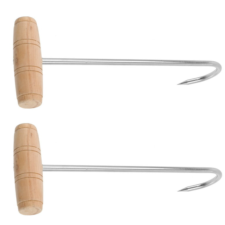 TOYMYTOY 2Pcs Boot Hooks Boot Pullers Stainless Steel Boot Hooks Household  Boot Removers