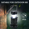 thumbnail image 5 of 2024 Upgrade Solar Lantern Rechargeable Fan, Portable & Collapsible Lightweight LED Camping Lantern for Power Outages Flashlight Survival Kits for Outdoor Tent Emergency Essentials Cool Gifts for Men, 5 of 8