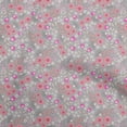thumbnail image 1 of oneOone Polyester Spandex Pink Fabric Floral Sewing Material Print Fabric By The Yard 56 Inch Wide, 1 of 5