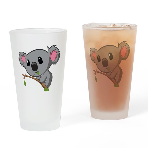 CafePress - Hungry Koala - Pint Glass, Drinking Glass, 16 oz. CafePress