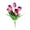 Pink, variant on Fake Tulips Bouquet Flowers, 7 Head Artificial Flowers Bunch, Faux Flowers, Wedding Home Outdoor Decor, Fake Flower Bouquet, Versatile Floral Arrangement, Indoor Outdoor Use