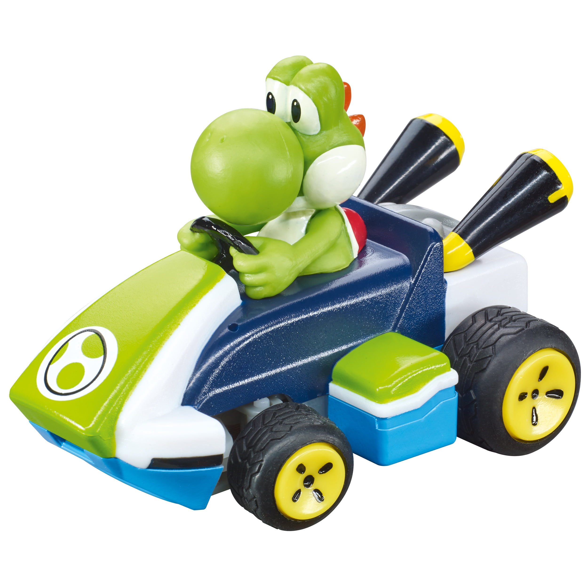Carrera RC Mario Kart Mini RC - Yoshi 2.4Ghz Radio Control Rechargeable Battery Car Toy With Carrying Case Controller