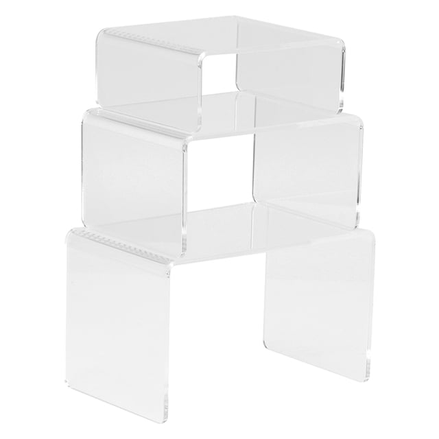 Acrylic Doll Display Rack, Safe And 3pcs/Set Toy Figure Display Rack, Toy Display Stand, For Displaying Doll Storing Jewelry