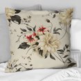 thumbnail image 2 of Designart "Simplistic Victorian Elegance IV" Floral Printed Throw Pillow, 2 of 5