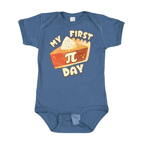 Inktastic My First Pi Day-pumpkin Pie Boys or Girls Baby Bodysuit